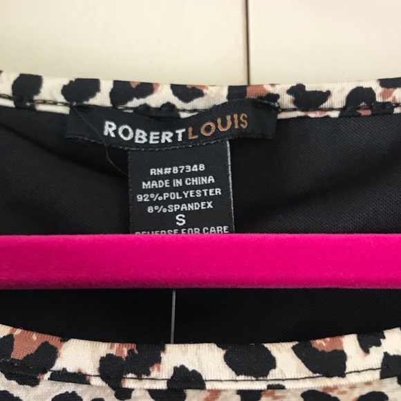 NWT Robert Louis Leopard Print Maxi Dress. Size Small. - Picture 10 of 11